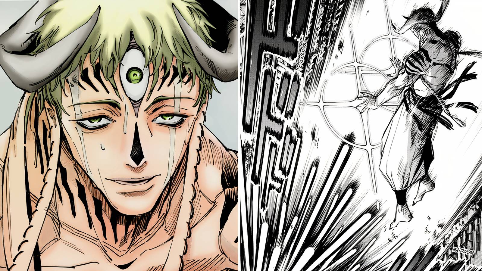 Dabura Cursed Technique Light Darkness Jujutsu Kaisen Modulo