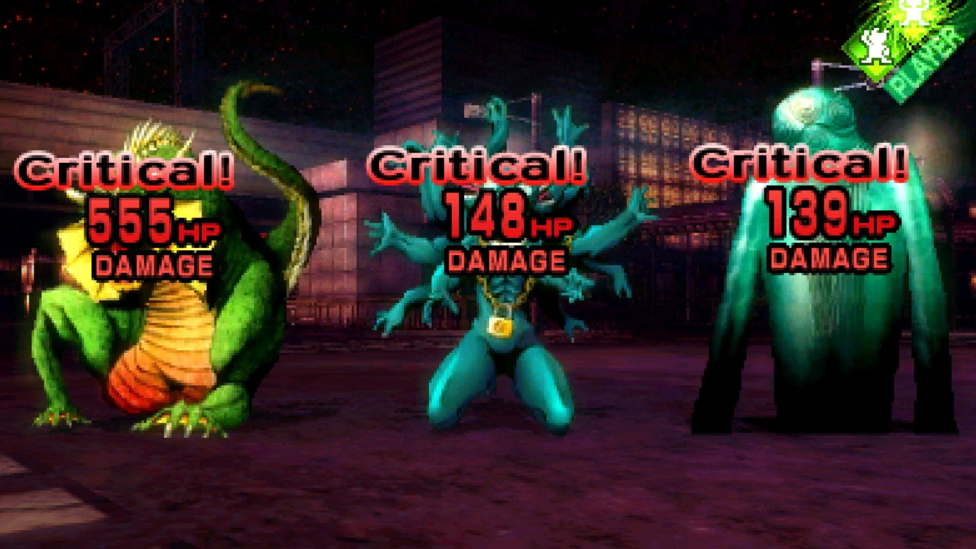Damaging enemies in battle in Shin Megami Tensei 4 (2013)