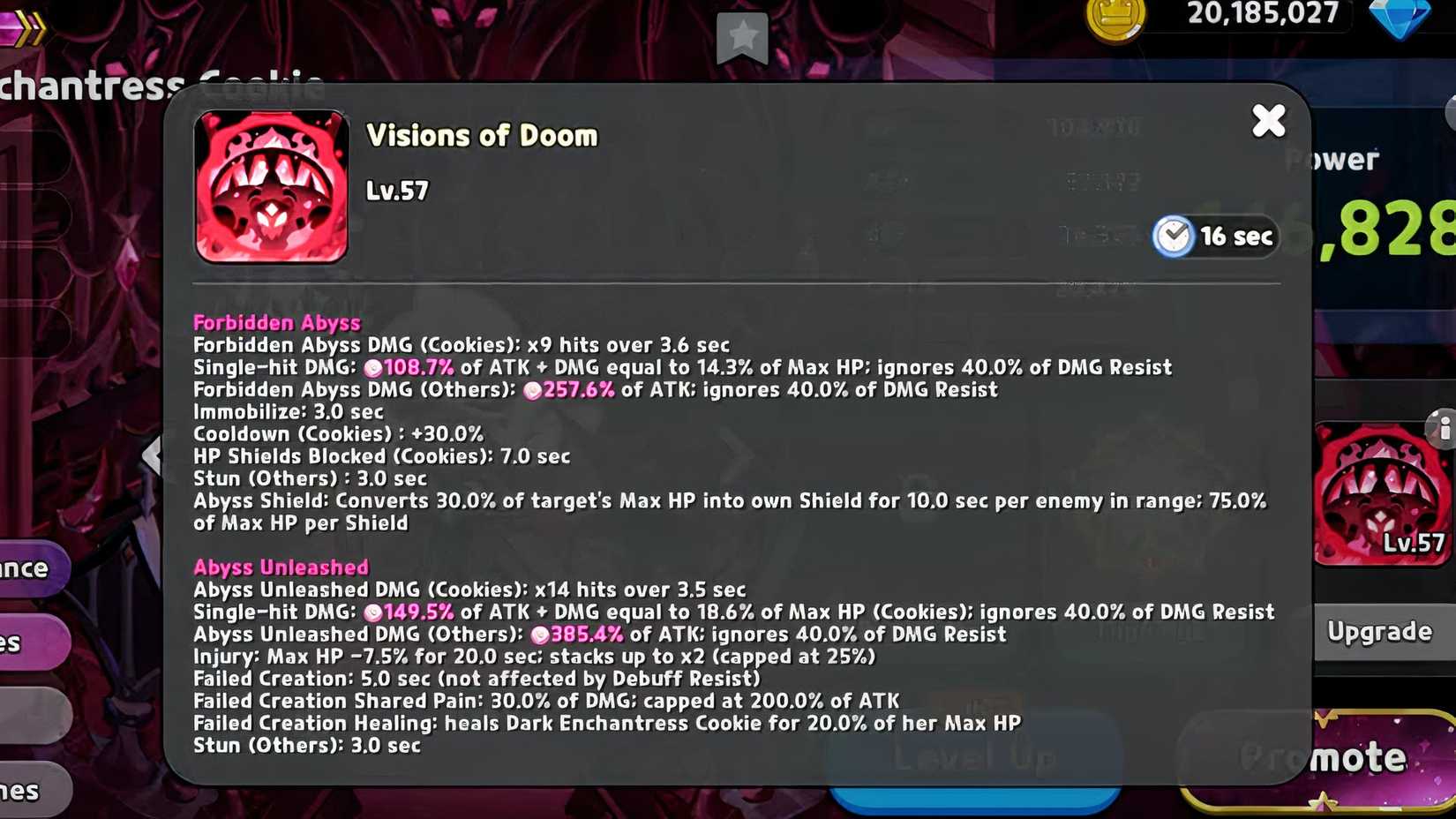 dark enchantress cookie's skills explained in cookie run kingdom