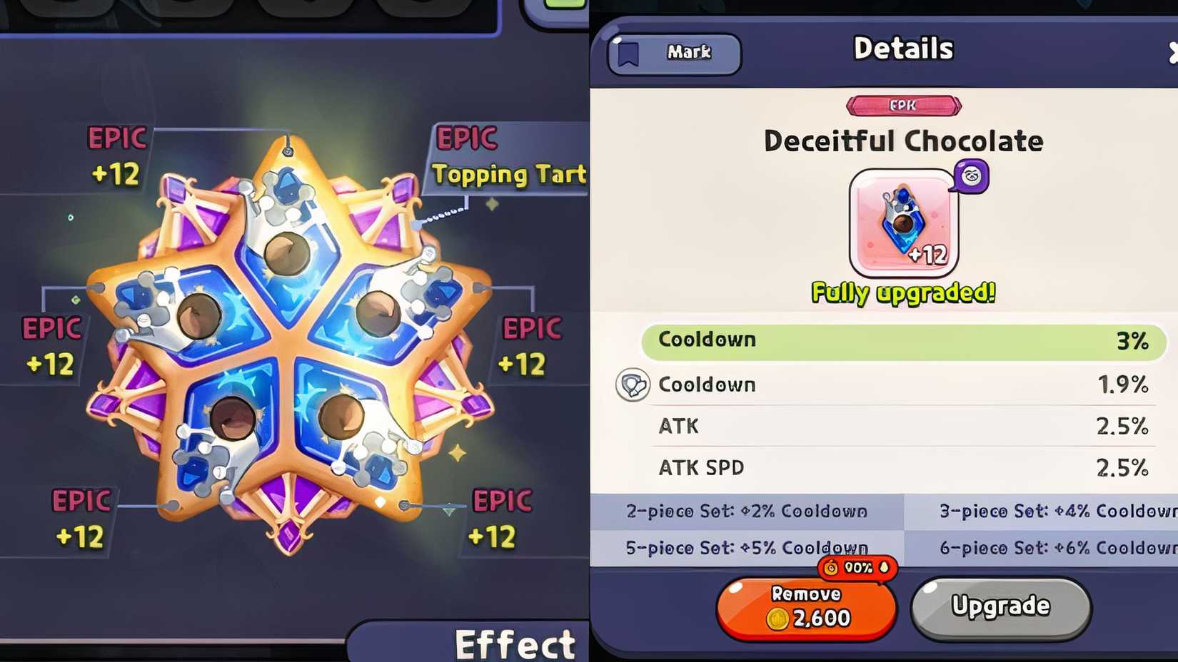 Deceptive chocolate tops built to shade milk cake in cookie run realm