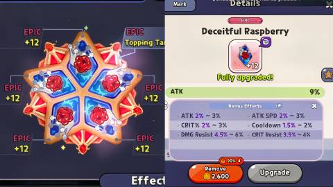 deceitful raspberry toppings build for shadow milk cookie in cookie run kingdom