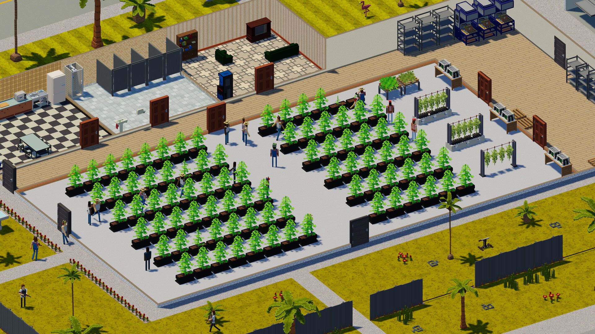 Definitely Not Fried Chicken plants