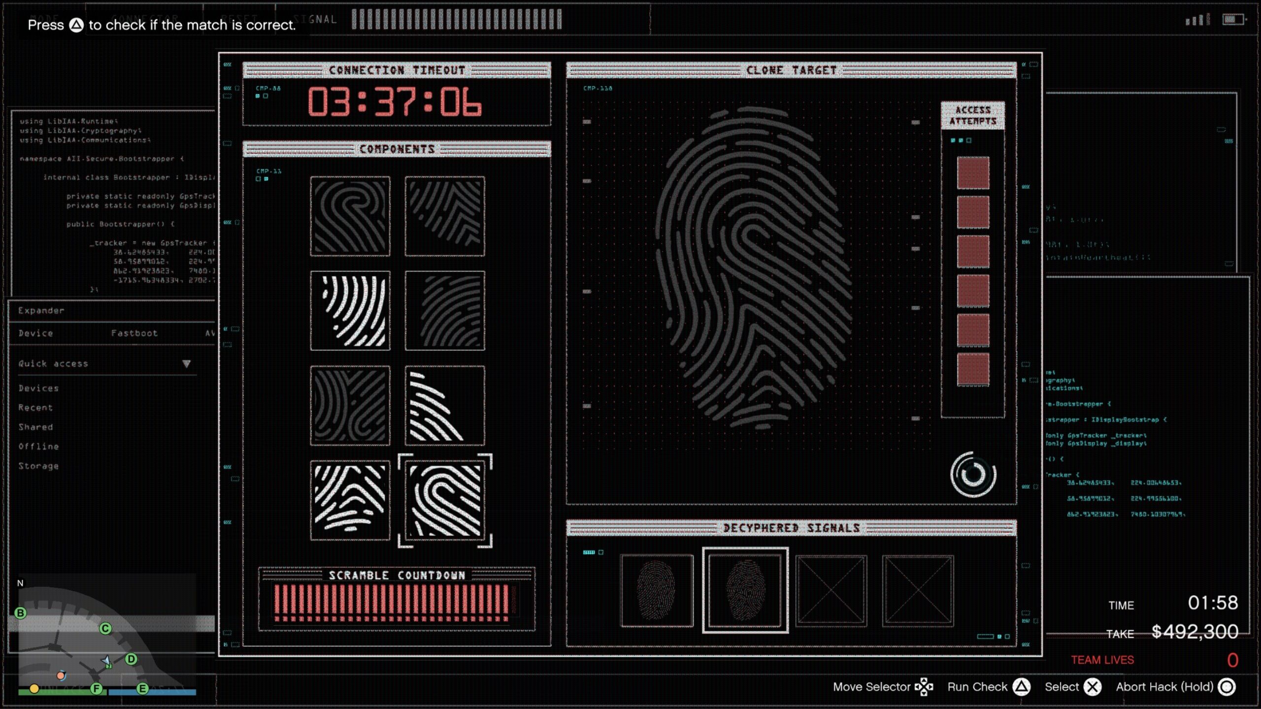 diamond casino fingerprint hack 2