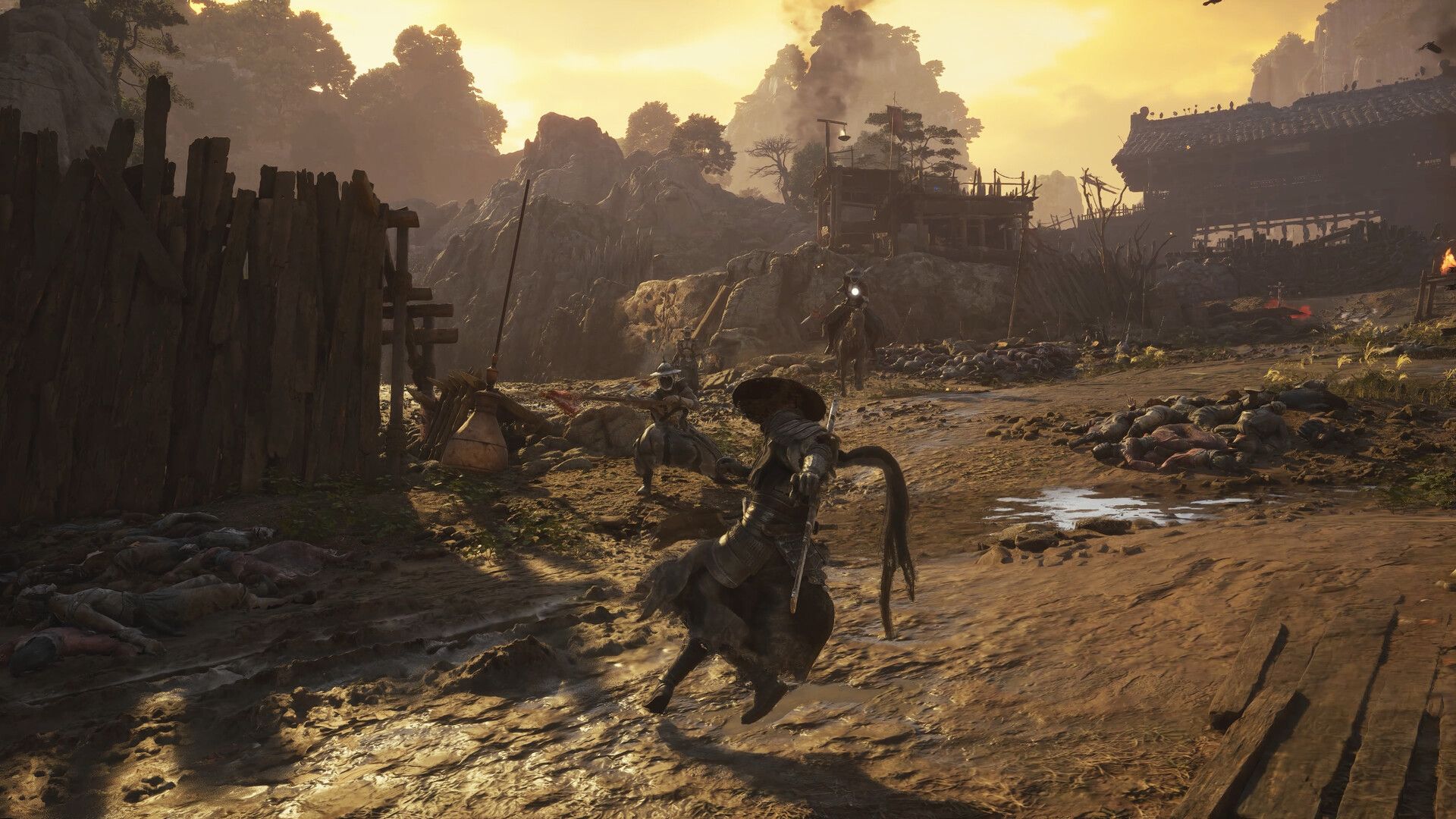 Dodging an enemy attack in Phantom Blade Zero