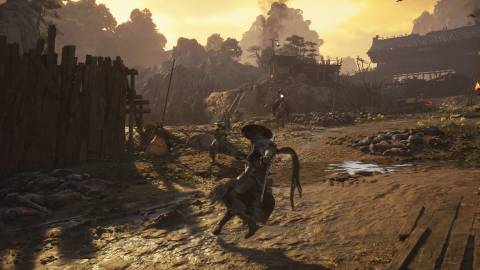 Dodging an enemy attack in Phantom Blade Zero