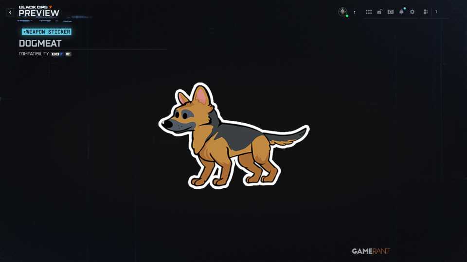 Dogmeat (Weapon Sticker)