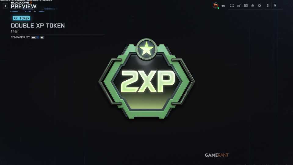 Double XP Token - Black Ops 7