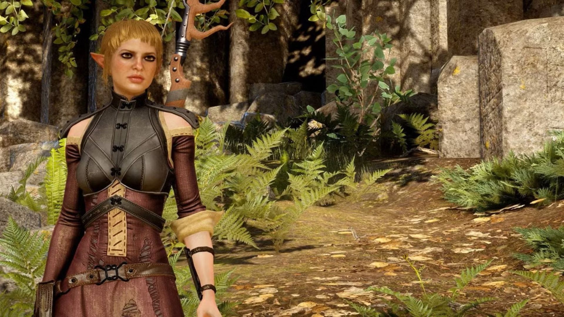 Dragon Age_ Inquisition Sera Standing in the Hinterlands