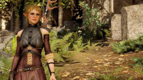 Dragon Age_ Inquisition Sera Standing in the Hinterlands