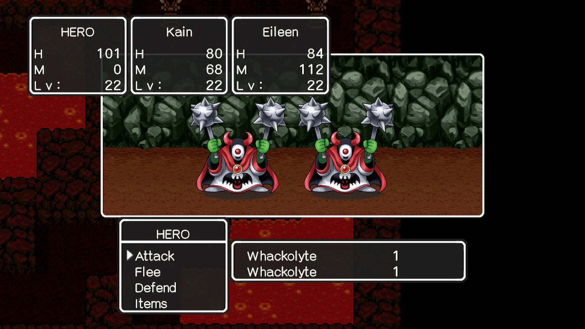 Dragon Quest 2 2005 version battle