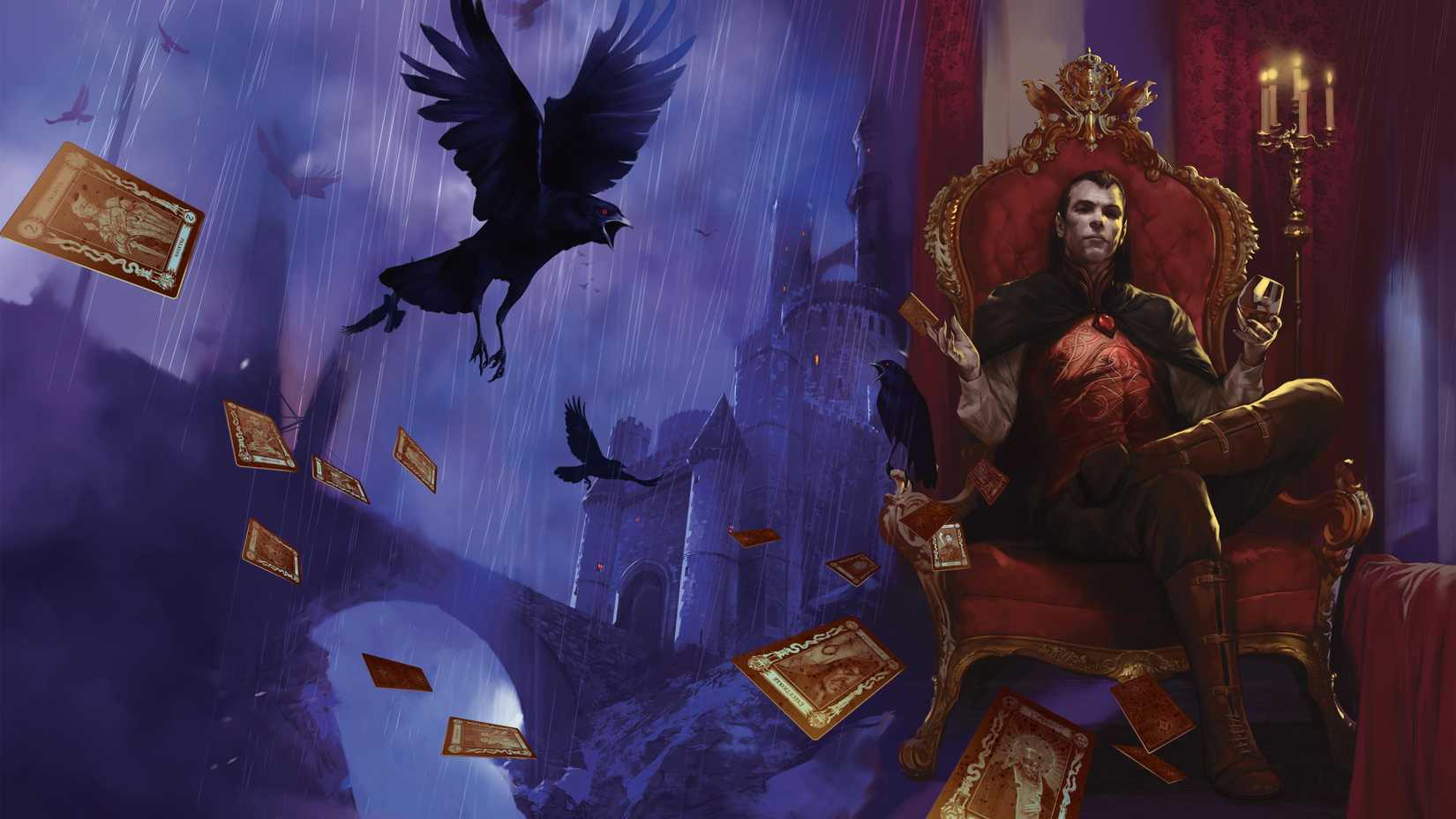 dungeons and dragons curse of strahd key art