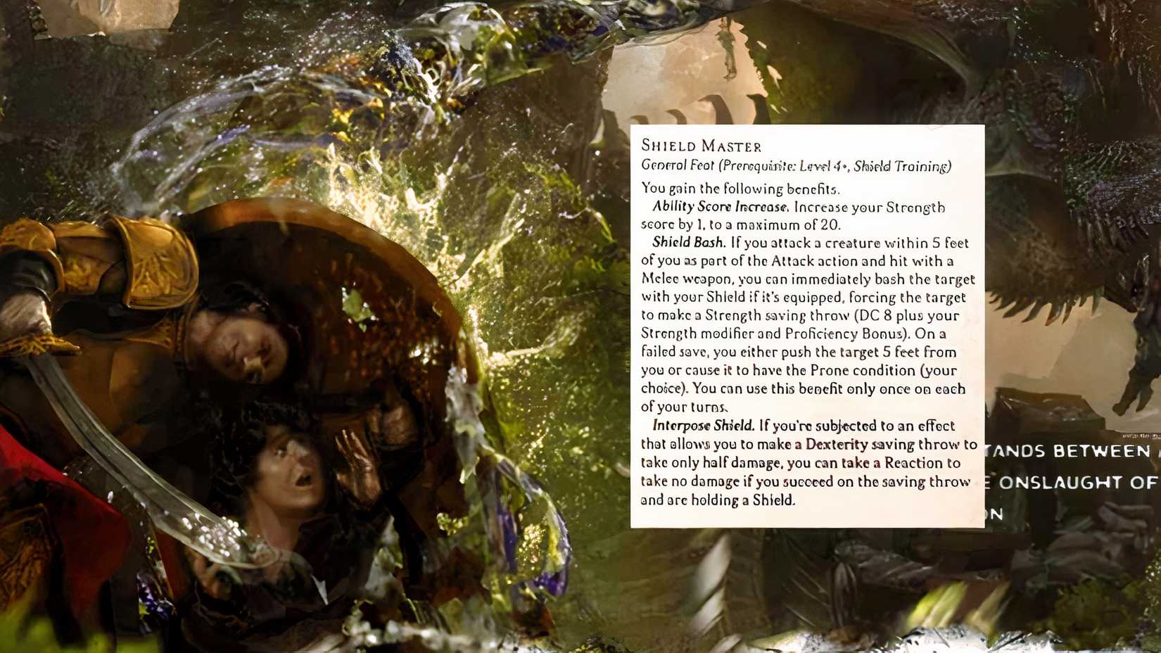 Dungeons & Dragons Shield Master Feat
