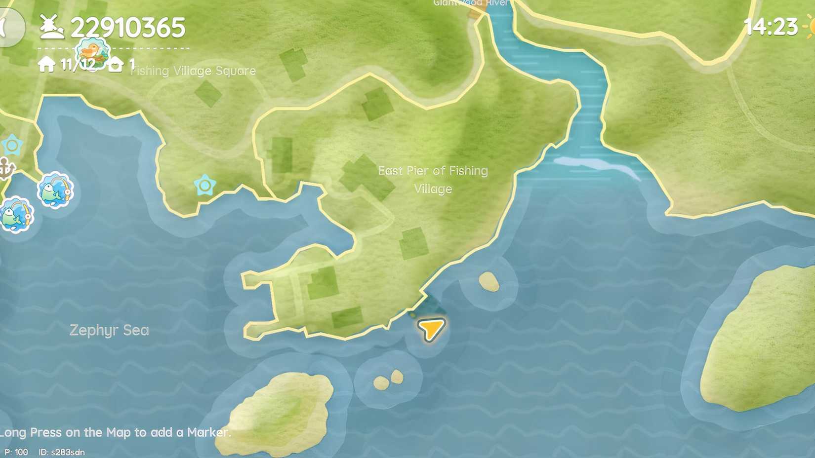 East Pier - Fishing Village Pink Bubble Hartopia