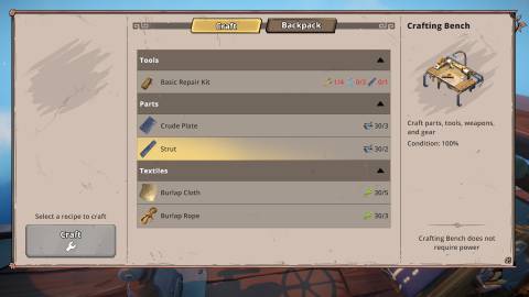 Echoes of Elysium crafting bench