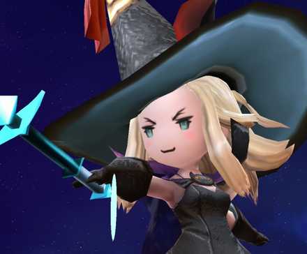 Edea as a Black Mage in Bravely Default Flying Fairy HD Remaster