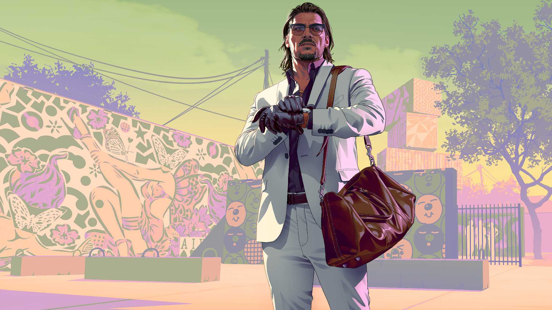 Grand Theft Auto 6 Paul Bautista Loading Screen Art