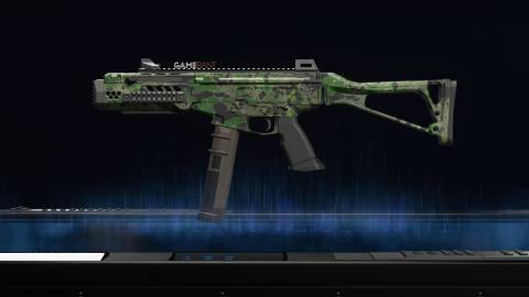 Emerald Snake Camo Preview on the Sturmwolf 45 - Black Ops 7