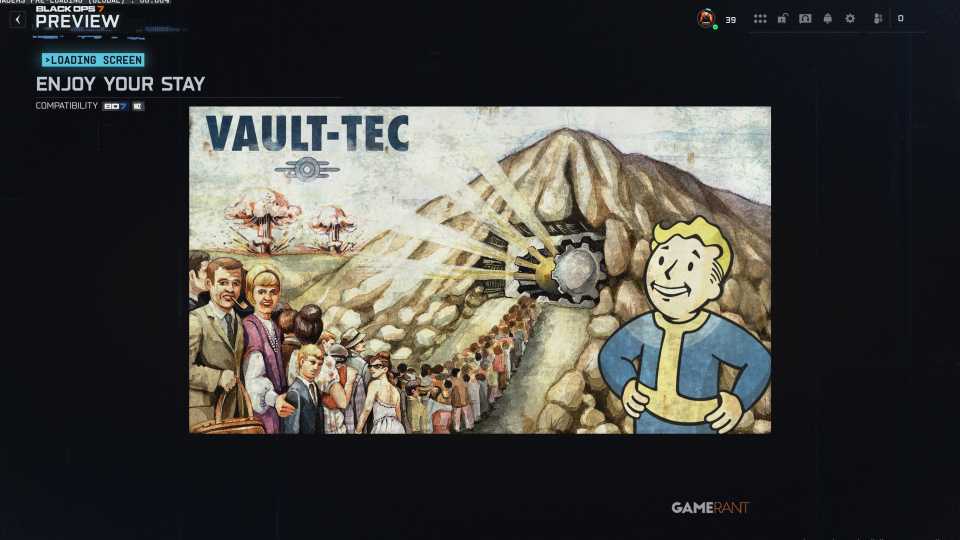Enjoy Your Stay Loading Screen - Black Ops 7