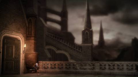 Exploring a castle in Castlevania Lords of Shadow Mirror of Fate