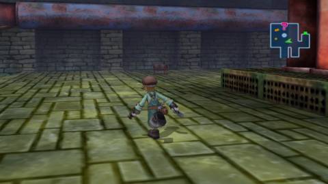 Exploring a dungeon in Dark Cloud 2 (PS4)