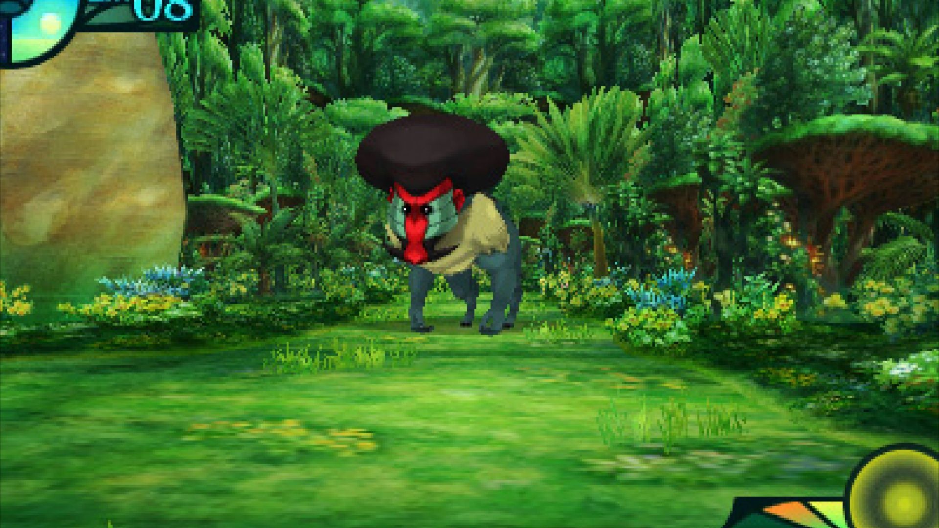 Exploring a dungeon in Etrian Odyssey 4 Legends of the Titan (3DS)