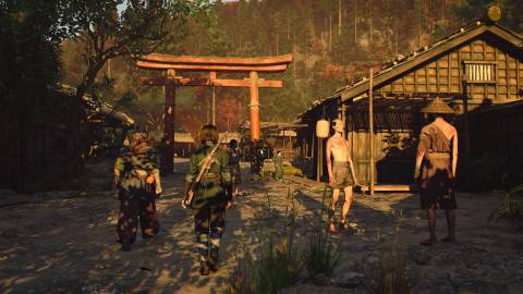 Exploring a town in Assassin’s Creed Shadows (2025)