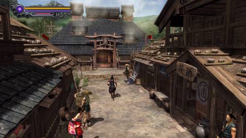 Exploring a town in Onimusha 2 Samurai’s Destiny (2025)