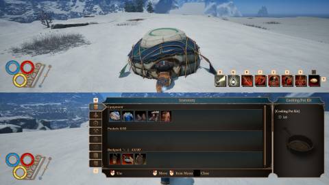 Exploring the world in split-screen co-op in Outward 2 (2026)