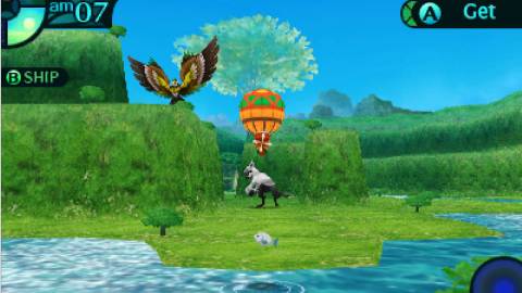 Exploring the world map in Etrian Odyssey 4 Legends of the Titan (3DS)