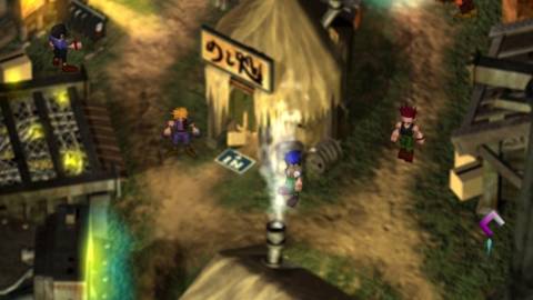 Exploring wall market in Final Fantasy 7 (1997)