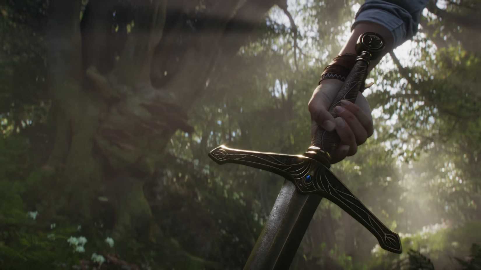 The Protagonist Picking Up a Sword in Fable