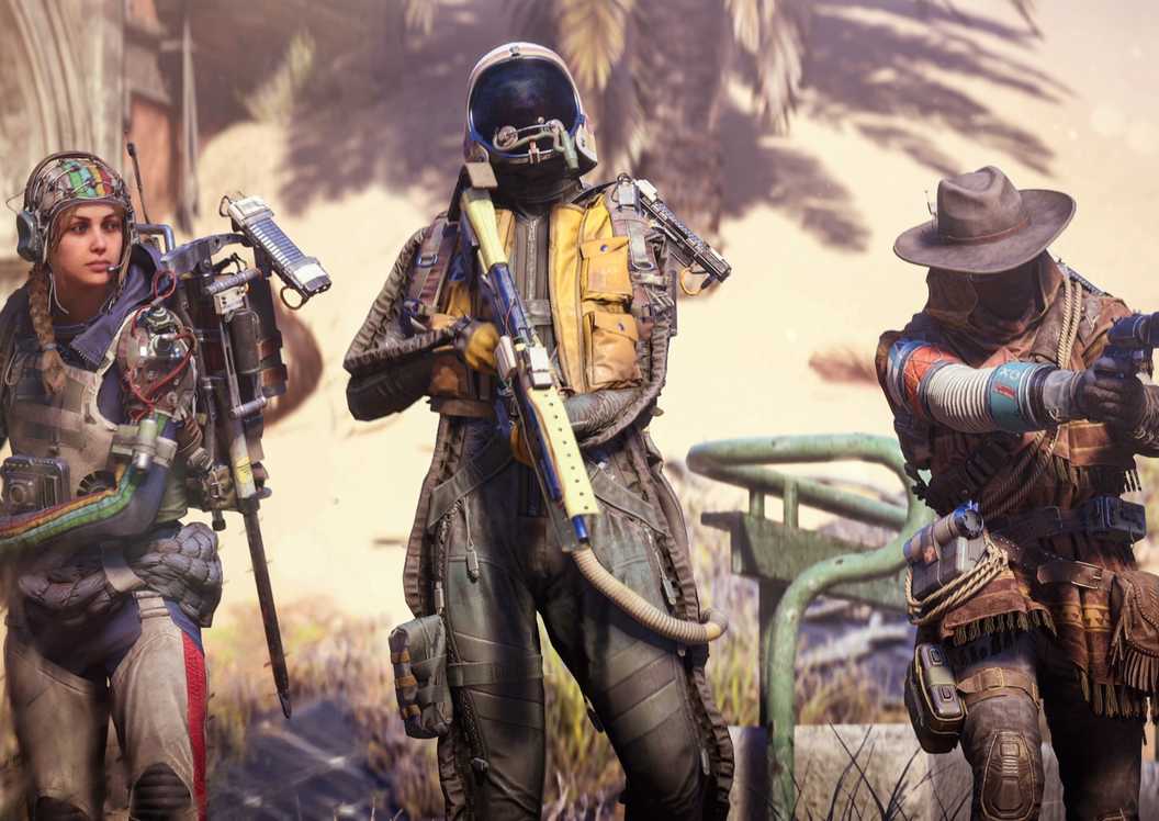 Konsep menu UI ARC Raiders