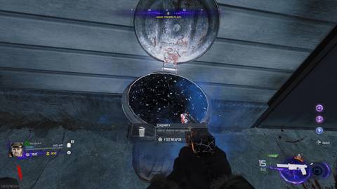 feeding chompy a green gun