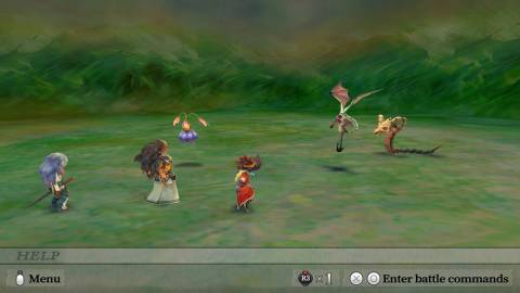 Fighting a battle in Romancing SaGa Minstrel Song (2025)