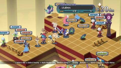 Fighting a battle inside an item in Disgaea 6 Defiance of Destiny (2021)