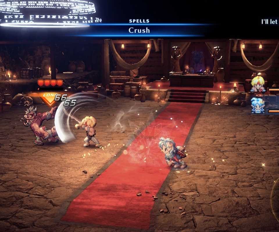 Fighting a battle inside in Star Ocean The Second Story R (2023)
