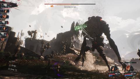 Fighting Bourgeon in Clair Obscur Expedition 33 (2025)