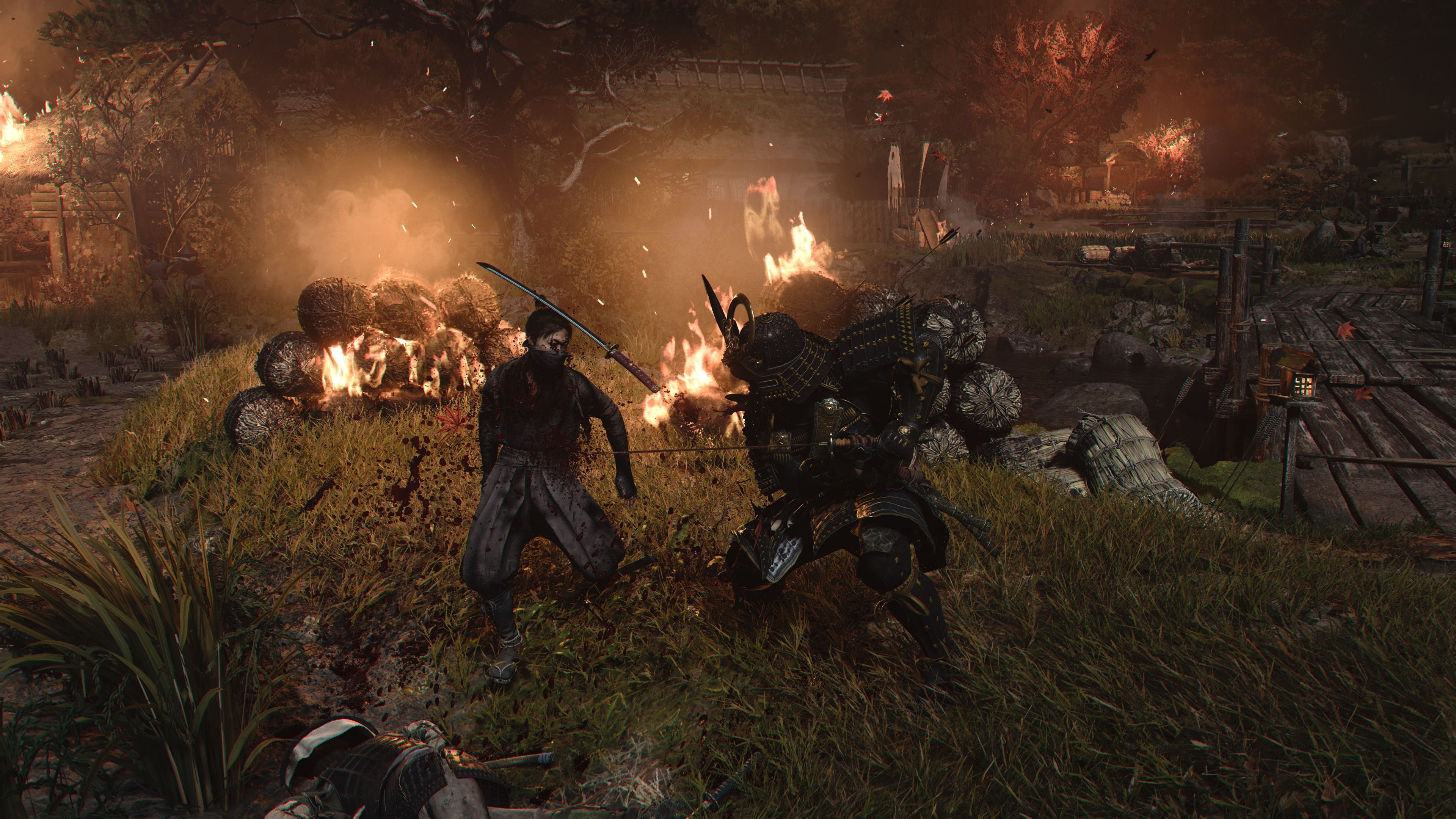 Fighting enemies as Yasuke in Assassin’s Creed Shadows (2025)