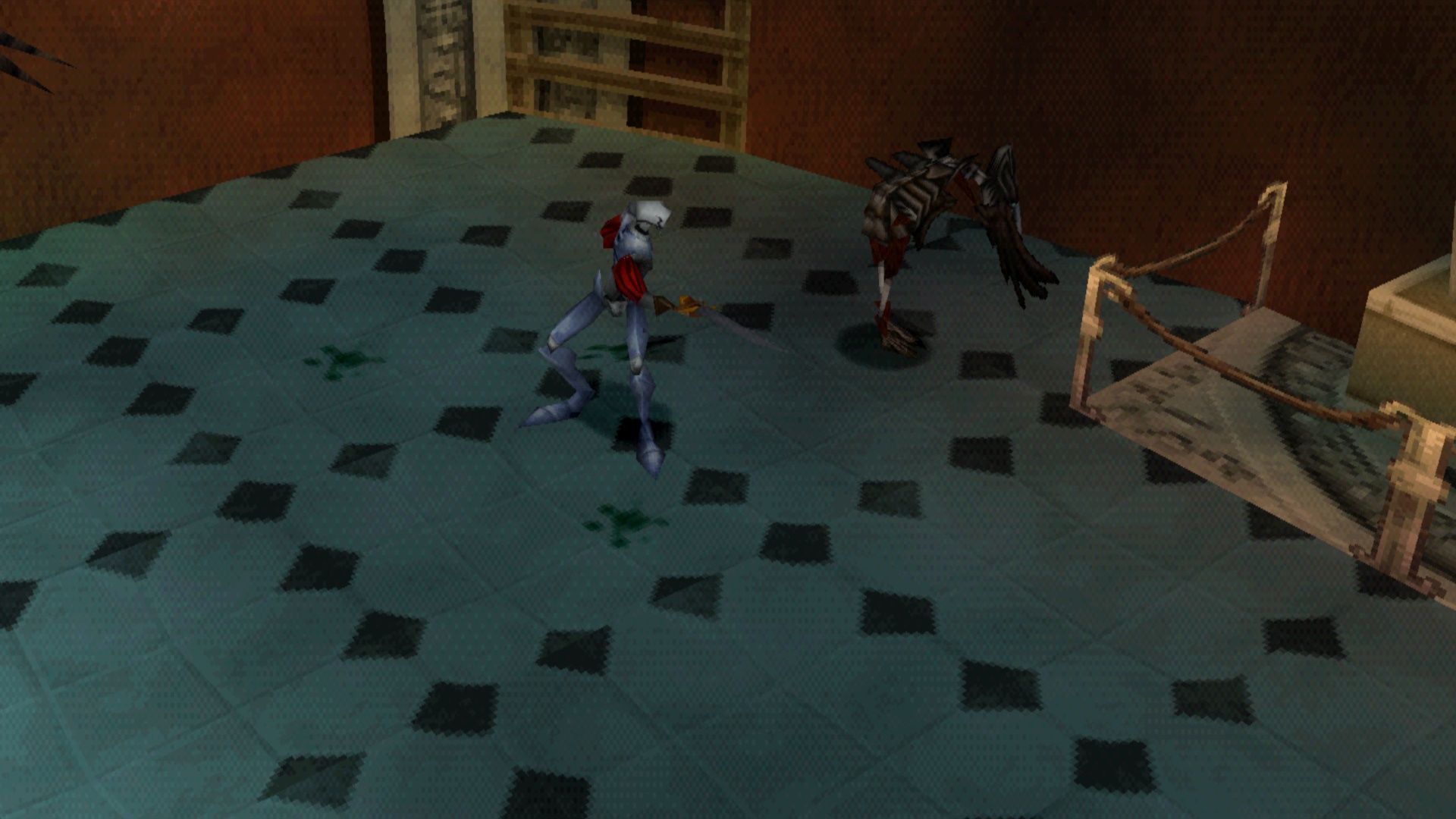 Fighting enemies in MediEvil 2 (2000)