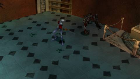 Fighting enemies in MediEvil 2 (2000)