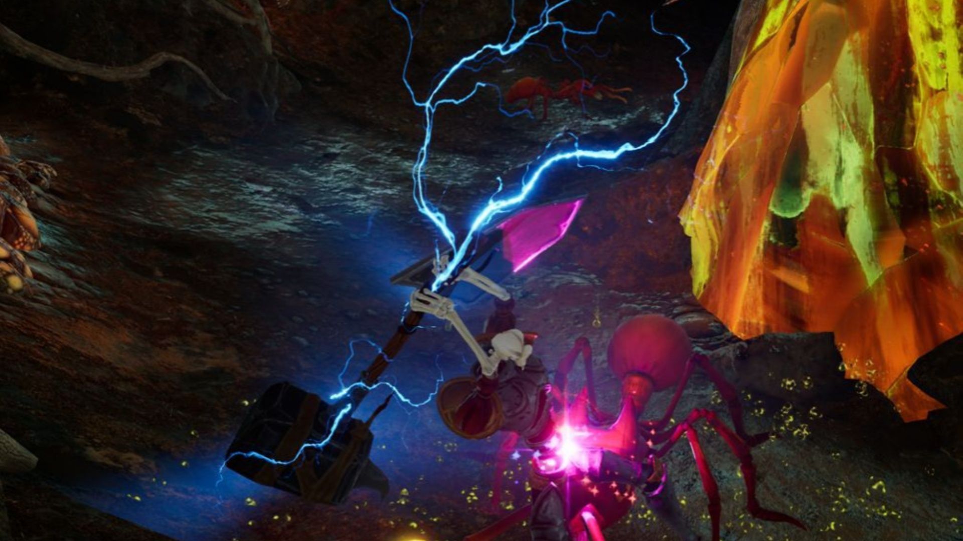 Fighting enemies in MediEvil (2019)