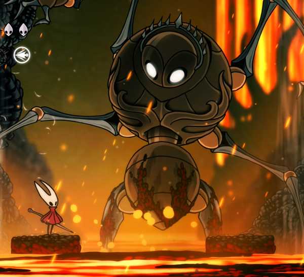 Fighting Fourth Chorus in Hollow Knight Silksong (2025)