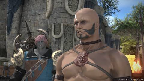 final-fantasy-14-patch-7-41-phantom-weapon-quest-gerolt-grinning-roegadyn-looks-shocked