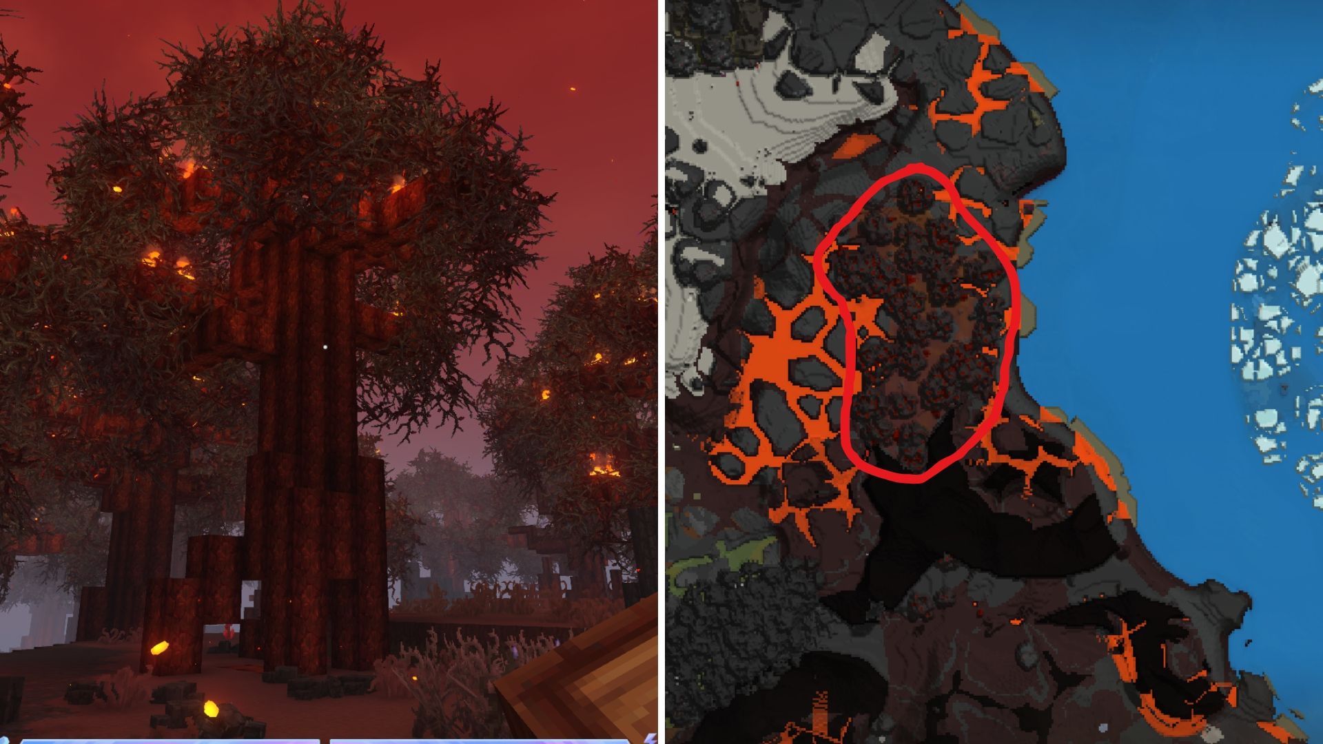 Leño de fuego Hytale