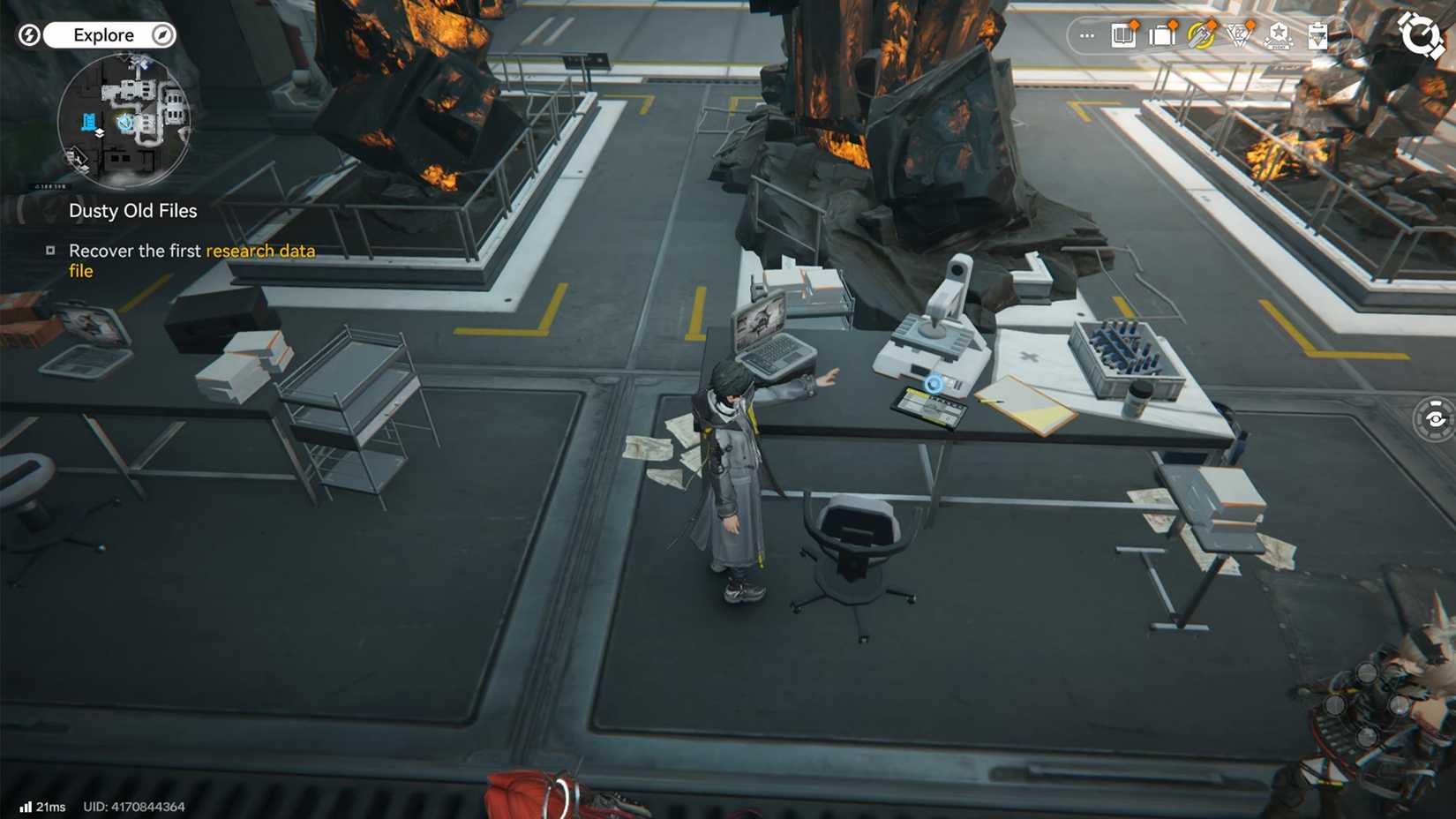 first research data file location in arknights endfield