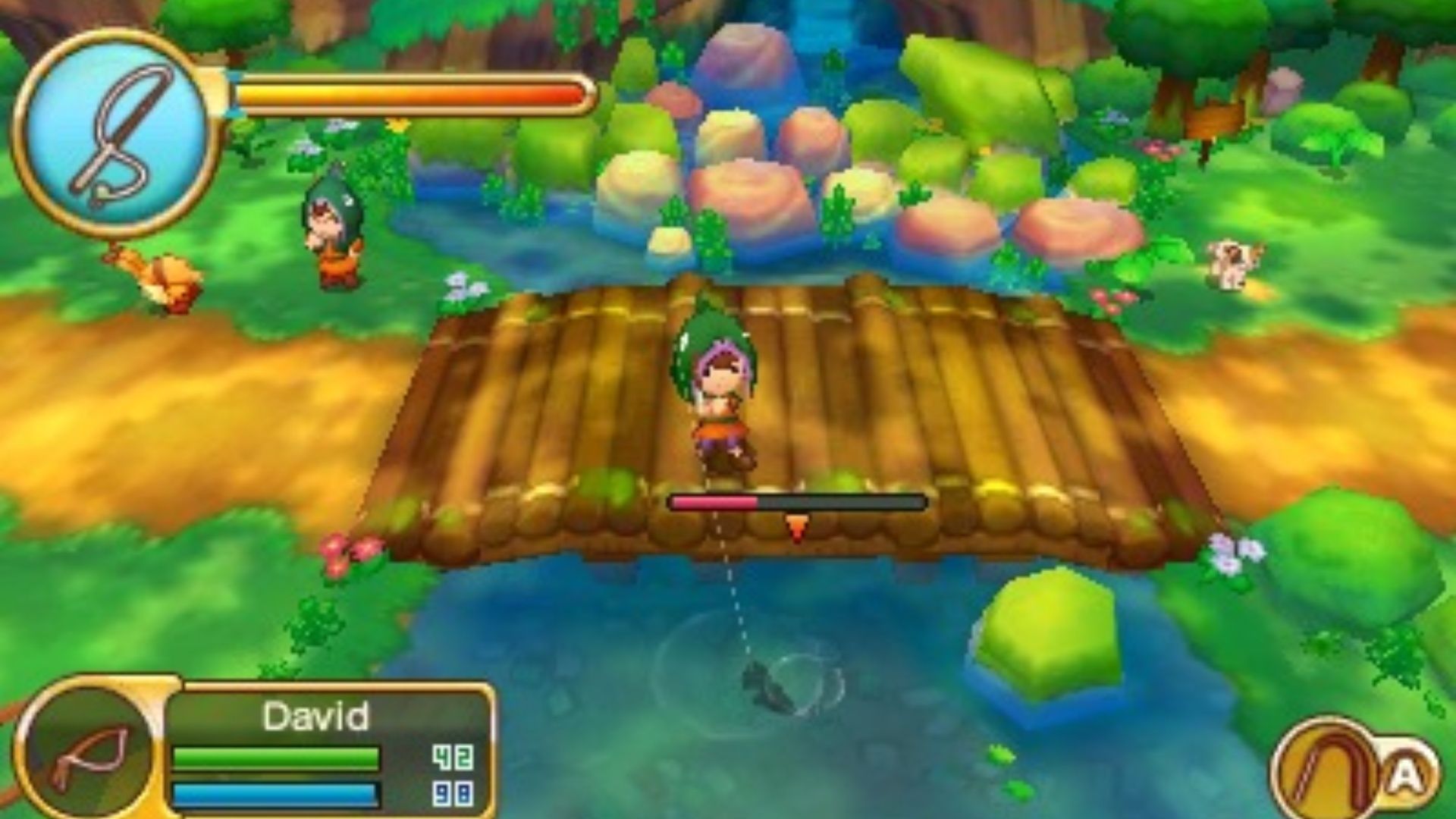 Fishing in Fantasy Life (3DS)