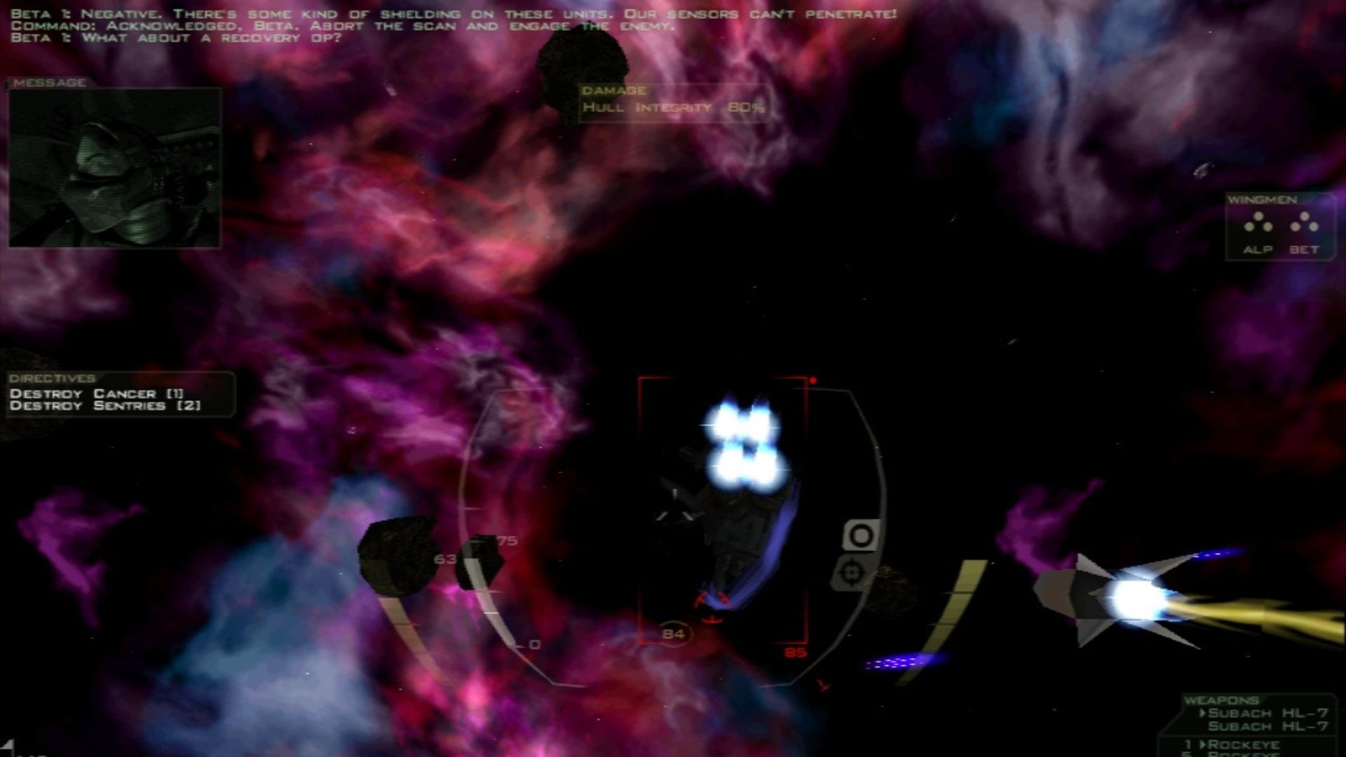 FreeSpace 2 - Flying through deep space