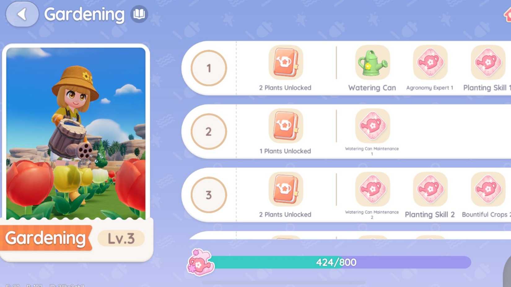 gardening hobby perks heartopia