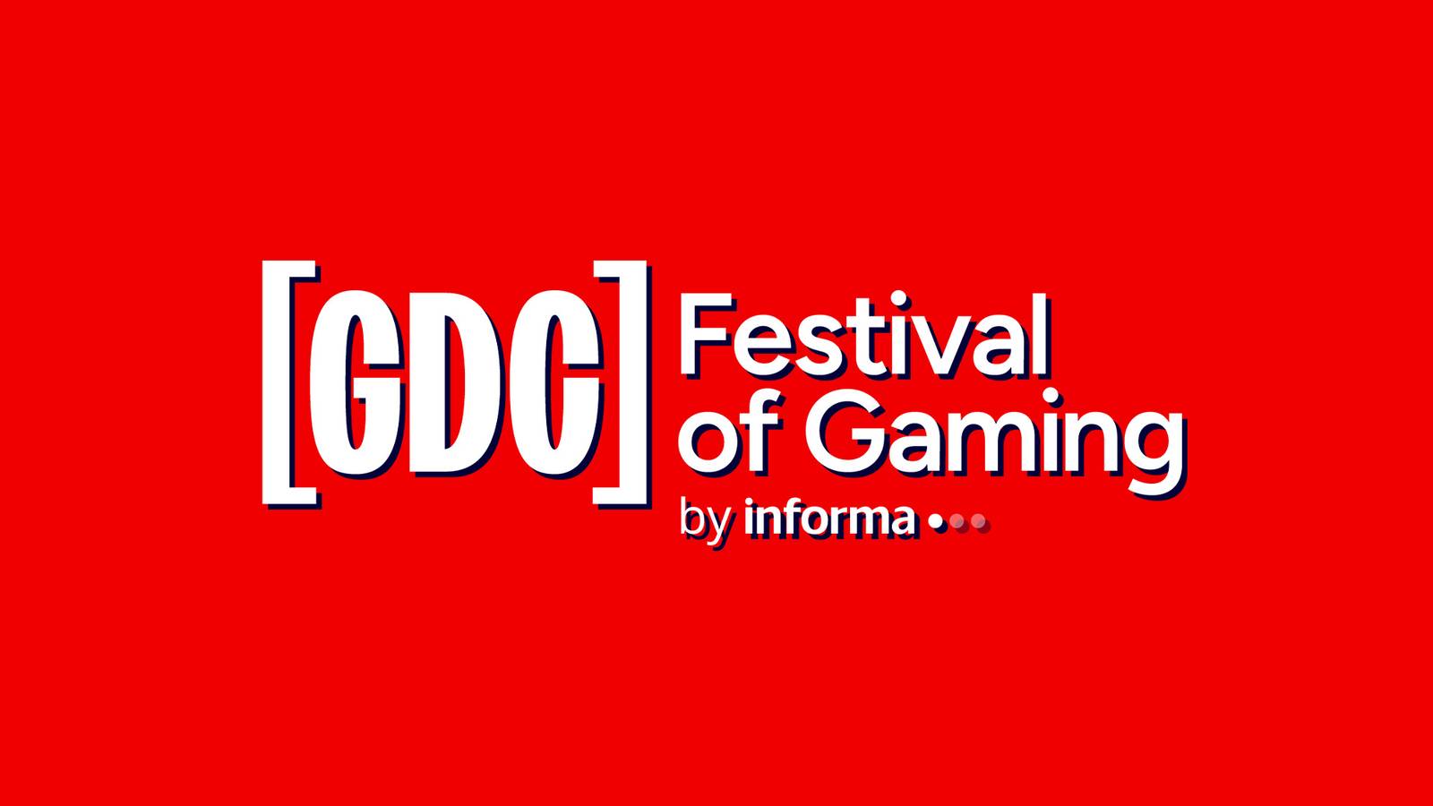 GDC Festival of Gaming by Informa edited logo red background