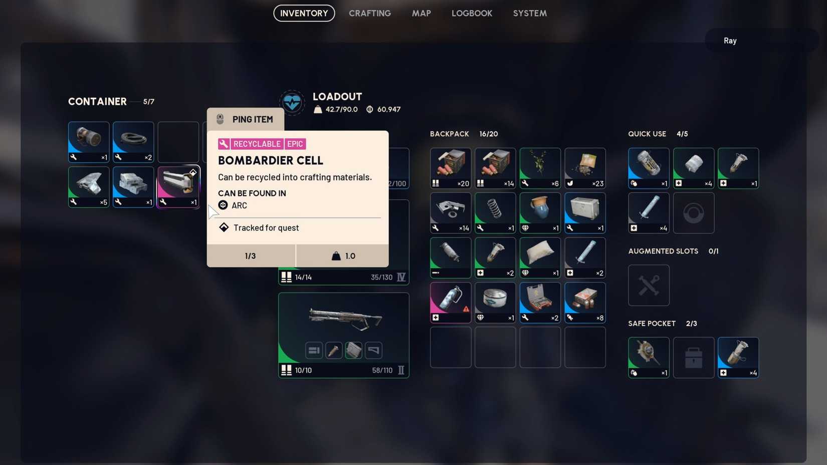 Getting Bombardier Cells Bombing Run ARC Raiders